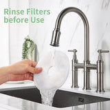 16 Pack Cat Water Fountain Replacement Filters Fit for 3L Flower Water Dispenser Automatic Pet Dog Cat Fountain Filter