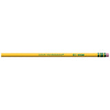 Ticonderoga Wood-Cased Pencils, Unsharpened, 2 HB Soft, Yellow, 24 Count