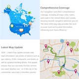 2024 Navigation SD Card Map Update Accessories 86271 0E076 Compatible with Toyota Tacoma HighlanderRAV4 Tundra 4Runner Sienna Prius Venza Mirai CorollaUSA/Canada