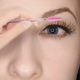 100PCS Eyelash Mascara Brushes, Disposable Lash Spoolies, Crystal Mascara Wands Makeup Kits for Eyelash Extensions and Eyebrow (Pink)