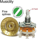 Musiclily Pro Imperial Inch Size Top Hat Bell Reflector 2 Volume 2 Tone Knobs Set for USA Les Paul SG Electric Guitar