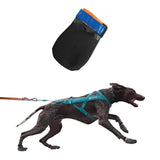 Non-stop dogwear Protector Booties, 4-Pack of Dog Booties for Hot Pavement and Rough Surfaces with Anti-Slip, Waterproof and Comfortable for Large Dogs