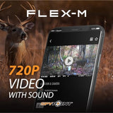 SPYPOINT Flex-M Cellular Trail Camera - Best Hunting Accessories, No WiFi Needed, Night Vision, Motion Activated, Dual-Sim LTE, IP65 Water-Resistant Game Camera, 28MP Photos, 720p Videos + Sound (1)