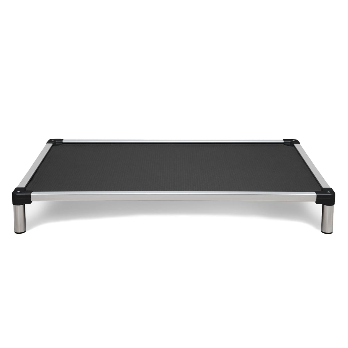 K9 Ballistics Chew Proof Elevated Outdoor Cooling Cot Bed for X Large Dogs - Virtually Indestructible, Preassembled, Withstands Aggressive Chewers - XL, Ripstop Obsidian Black