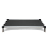 K9 Ballistics Chew Proof Elevated Outdoor Cooling Cot Bed for X Large Dogs - Virtually Indestructible, Preassembled, Withstands Aggressive Chewers - XL, Ripstop Obsidian Black