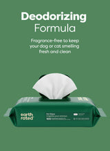 Load image into Gallery viewer, Earth Rated Pet Wipes for Dogs and Cats, Hypoallergenic, Cleaning and Hydrating, for Grooming Paws, Body and Butt, Unscented, 400 Count
