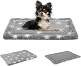 EMPSIGN Dog Bed Mat Dog Crate Pad Reversible (Cool & Warm), Machine Washable Dog Crate Mat, Kennel Pad for Dog Sleeping Mattress for Large Medium Small Dogs, Grey