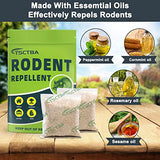 TSCTBA Rodent Repellent Indoor, Mouse repellents, Rodent Repellent Outdoor, Peppermint to Repel Mice and Rats,Rats Repellent for House,Mice Repellent,Mice Deterrent - 8P