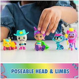 Gabby's Dollhouse, Celebration Themed Figures with Gabby Girl, 5 Cat Toy Figures, Surprise Toys & Dollhouse Accessories, Kids Toys for Girls & Boys 3+