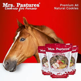 Mrs Pastures Cookies and Treats for Horses - Premium Horse Treats - Made with Apples, Oats, and Rolled Barley - Preservative Free - All Natural Ingredients - No Corn or Soy - Made in USA - (32oz Jar)