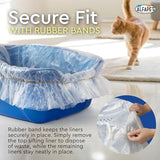 Alfapet Original Sifting Cat Litter Box Liners - Extra Giant 60 Count - Tear-Resistant Cat Litter Bags - Waterproof Kitty Litter Liners - Fits Almost All Litterbox Pan Sizes, 40" x 38", 30 lb Capacity