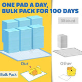 100-Pack X-Large Puppy Pads - 34'' x 28'' Pee Pads for Dogs Potty Training with Leak-Proof Quick-Dry Design, 6-Layer Wee Wee Pads for Dogs
