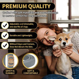 4 Pack Flea Collar for Dogs, 32 Months Flea and Tick Prevention for Dogs, Waterproof Dog Flea Collar, Dog Flea and Tick Treatment, Adjustable Flea and Tick Collar for Dogs Puppy-Black&Gray