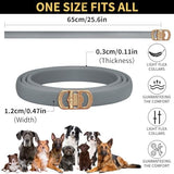 4 Pack Flea Collar for Dogs, 32 Months Flea and Tick Prevention for Dogs, Waterproof Dog Flea Collar, Dog Flea and Tick Treatment, Adjustable Flea and Tick Collar for Dogs Puppy-Black&Gray