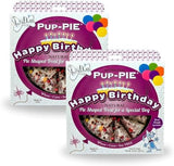 The Lazy Dog Pup-Pie - Original Pup-Pie - Happy Birthday Dog Treat for a Special Dog, 5 oz (Pack of 2, Pie)