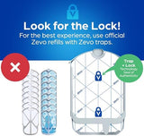 ZEVO Flying Insect Trap Refill - for The MAX & Standard Indoor Fly Trap - Catch Gnats, House & Fruit Flies - Easy to Use - Mess-Free Disposal (10 Refill Cartridges)