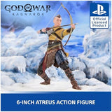 PlayStation God of War Ragnarok, 6” Atreus Action Figure with 4 Accessories, The Shapes Collection, for PS5 Fans & Collectors Ages 17+