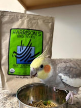 Harrison's Bird Foods Bird Food Adult Lifetime Fine Certified Organic Non-GMO Formula Bird Food 1lb