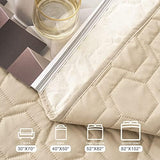 Waterproof and Non-Slip Dog Bed Cover and Pet Blanket Sofa Pet Bed Mat ，car Incontinence Mattress Protectors Furniture Couch Cover for Most Cats Dogs,Pets（30x70-Beige）