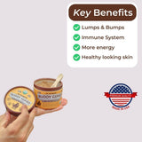 Petsmont Buddy Guard for Lumps and Bumps, Lipoma for Dogs & Cats, Patent Pending Organic 9 Mushroom Powder Blend Natural Dog Probiotic & Immune Support Chaga, Reishi, Lion's Mane, Turkey Tail Mushroom