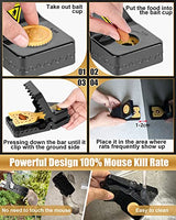 6 Pack Mouse Traps, Large Rat Trap for Home, Instant Kill Trap for Indoor, Reusable Sanitary Safe Mice Traps, Quick Effective Mouse Catcher for Family and Pet
