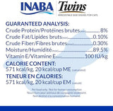 INABA Twins for Cats, Shredded Chicken & Broth Gelée Side Dish/Topper Cups with Green Tea Extract, 1.23 Ounces per Serving, 12 Servings, Chicken with Cheese Recipe