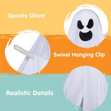 JOYIN 27.5" Halloween Ghosts Decorations Outdoor, Halloween Hanging Ghost Decor, Flying White Ghosts for Tree Front Yard Patio Lawn Garden, Haunted House Prop, Party Décor Outside