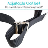 Vive Transfer Belt with Leg Loops - Medical Nursing Safety Gait Assist Device - Bariatrics, Pediatric, Elderly, Occupational and Physical Therapy - Long Strap and Quick Release Metal Buckle - 52 Inch