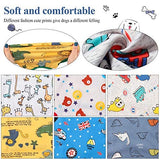 Geyoga 6 Pieces Cute Printed Pet Shirts - Cotton Breathable Puppy Sweatshirt Apparel Outfit for Dogs (S)