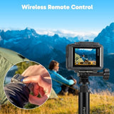 AKASO Brave 8 Lite Waterproof Action Camera with 4K60 Ultra HD Video, 20MP Photos, HDR, Touch Screen, SuperSmooth Stabilization, 8X Slow Motion, Zoom, Super Wide Angle, Remote Control and Accessories