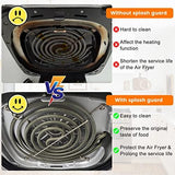 Stainless Steel Splatter Shield for Ninja Foodi AG301, Air Fryer Replacement Parts Accessories Fine Mesh Splatter Screen for Ninja Foodi 5 in1 Indoor Grill Air Fryer AG300,AG300C,AG301C,AG302,AG400