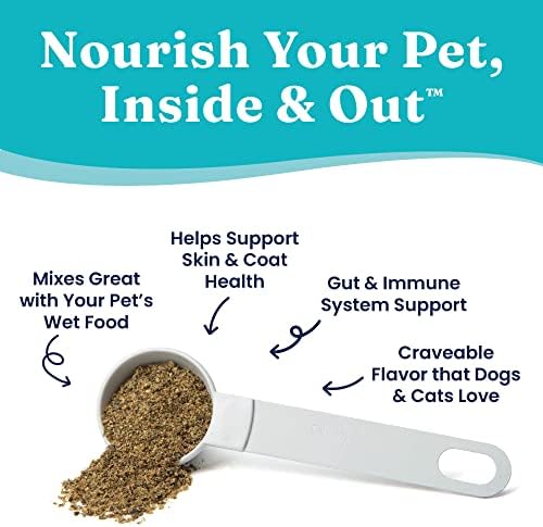 Solid Gold Dog & Cat Vitamin Supplements - Kelp Powder, Omega 3, Vitamins, Digestive Enzymes, Immune Support - 5 oz