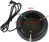 Microscope Accessories Kit 78 LED Ring Light Polarized Light Polarizer Adjusted for Stereo Microscope Microscope Slides