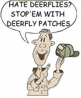 Deerfly Patches/Deer Fly Repellent Patch (4 Pack)