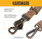Carhartt Dog Leash Black/Brushed Brass, Large