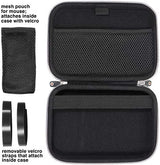Microsoft Surface Accessories organizing case, by getgear, for Surface Dock, Surface Charger Adapter, Surface Arc Mouse, Surface Pen, Surface USB 3.0 Hub Docking Station and Others (Tweed Gray)