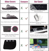 2PCS Car Door Protector for Dogs Pet Car Door Cover-Waterproof Scratchproof Nonslip Durable Car Door Protector, Machine Washable Pet Vehicle Door Guard (2 Packs Universal Fit)