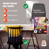 16Pack - Clear Wall & Door Protector from Dog Scratching - Anti Cat Couch Guard Plastic Sheets, Furniture Self-Adhesive Removable Sticky Tape, Transparent Thick Sofa Scratch Deterrent Frame Cover Film