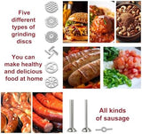 Meat Grinder Pasta Maker Set for ALL Kitchenaid Stand Mixers,for Kitchen Aid Accessories Includes Metal Food Grinder with Sausage Stuffer Tubes and 3 in 1 Pasta Maker Attachment with Dough Cutter