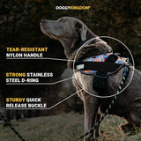 Non Pull Dog Harness with Patch Panels and Handle, Adjustable, Reflective, No Choke, Heavy Duty Easy On Service Dog Vest Harnesses for Medium Large Small Sized Dogs - Military Desert, XS