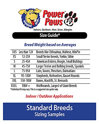 Woodrow Wear, Power Paws Advanced Dog Socks, Black Grey, S, Fits 25-45 pounds
