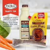 Primal Antlers for Dogs, Grade A Split Stag Antlers for Medium Canines 15-30 lb, Natural Chews for Aggressive Chewers, Naturally Shed, Long Lasting Dog Bones, 1 ct