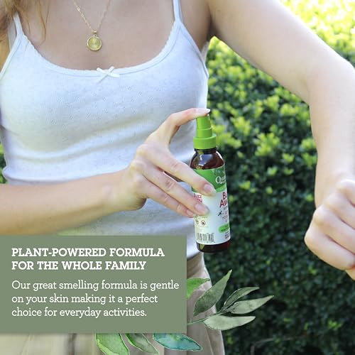 Quantum Health Buzz Away Extreme Tick & Mosquito Repellent DEET Free Peppermint & Citronella Oil Outdoor Bug Spray Powerful Plants Repel Bugs Off Your Skin, Kids Safe Insect Repellent- 4 Ounce