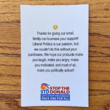 Anti Trump Yard Sign | 2024 Presidential Election | Home Based Family Business