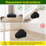 Jahy2Tech 16 Pcs Mouse Bait Station with Keys Indoor Outdoor for Rats Mice Rodents, Reusable Mouse Poisoning Bait Blocks, Safe for Children & Pets