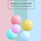 MoonxHome Ball Pit Balls for Toddlers, BPA Free Crush Proof Plastic Toy Balls for Ball Pit, Children's Pool Water Toys, Ideal Gift for Christmas Balls for Play Tent 2.15 Inch Pack of 100 Pure White