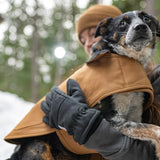 Carhartt Firm Duck Insulated Dog Chore Coat, Durable Weather Resistant Jacket for Cold and Windy Conditions, PFAS Free (Carhartt Brown), X-Large