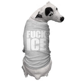 Fuck ICE - Protest Support Immigrants Dog Shirt (Light Gray, X-Small)
