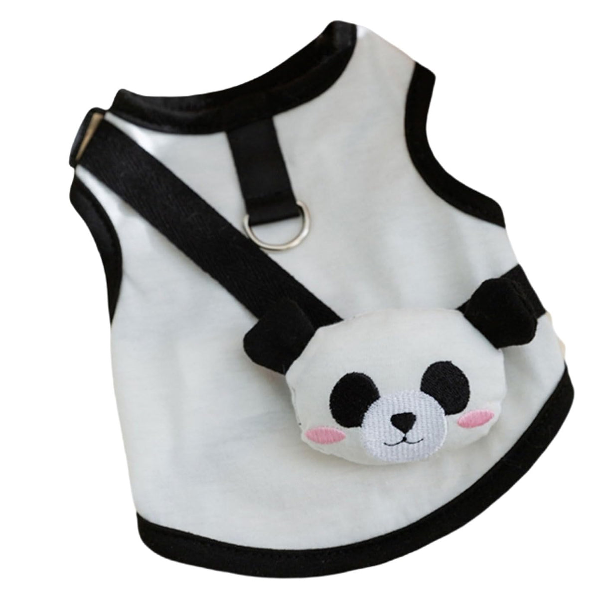 Dog Shirts for Small Dogs Breathable Dog Outfit Soft Puppy Sweatshirt Dog Clothes Pet Shirts Summer Puppy Clothes Tank Top Sleeveless Vest Pet Clothes Dog Costumes for Small Dogs Black Panda L