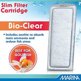 Marina Slim Filter Plus Ceramic Cartridge, Zeolite Filter and Carbon Filter Bundle, 6 Filters for Aquariums